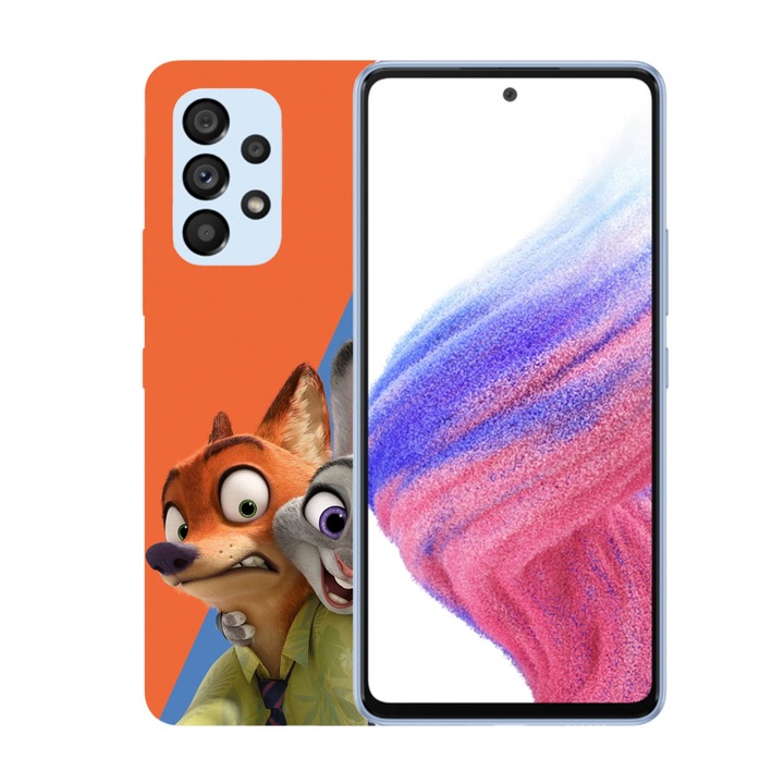 A tok kompatibilis a Samsung Galaxy A42 5G modellel Zootopia friends, Szilikon, TPU, Viceversa