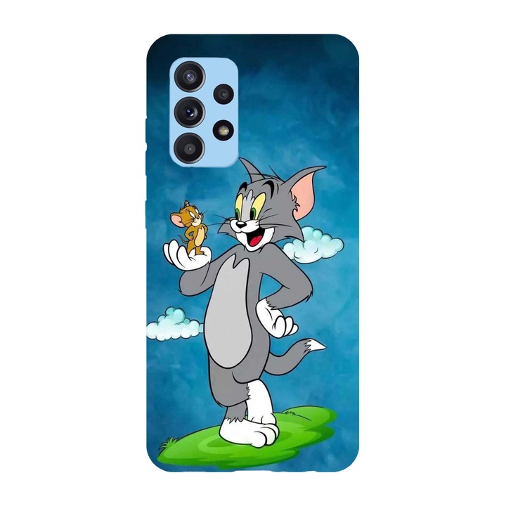 Кейс за Samsung Galaxy A71 модел Tom And Jerry Friends, силикон, TPU, обратното