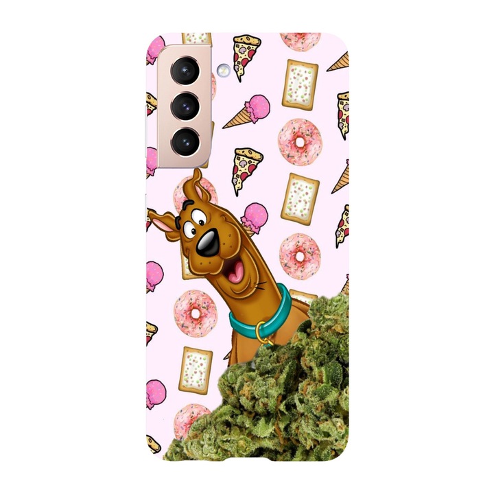 Кейс съвместим с Samsung Galaxy S22 Ultra модел Scooby Snacks, силикон, TPU, обратното