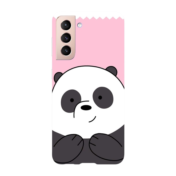 Кейс съвместим с модел Samsung Galaxy S21 Plus Sweet panda We Bare Bears, силикон, TPU, обратното