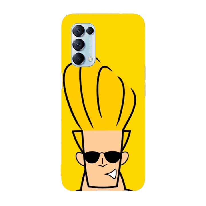 Калъф, съвместим с Oppo Find X3 Pro модел Johnny Bravo She digs me!, Силикон, TPU, Обратно