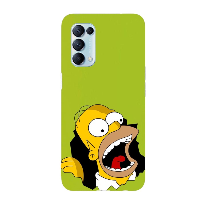 Tok kompatibilis az Oppo Reno 5 4G modellel Éhes vagyok Homer Simson, Szilikon, TPU, Viceversa