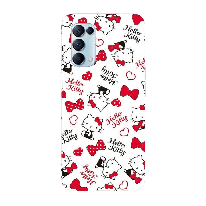 Кейс съвместим с модел Oppo A73 Hello Kitty, Силикон, TPU, Обратно