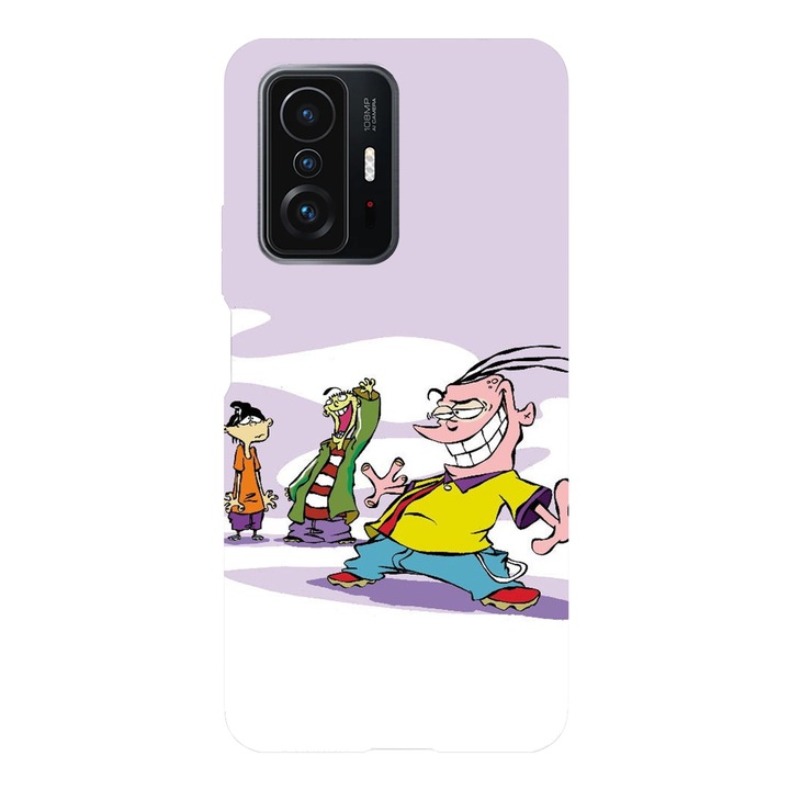 Капак, съвместим с Xiaomi 11T модел Ed Edd n Eddy Intro, силикон, TPU, обратното
