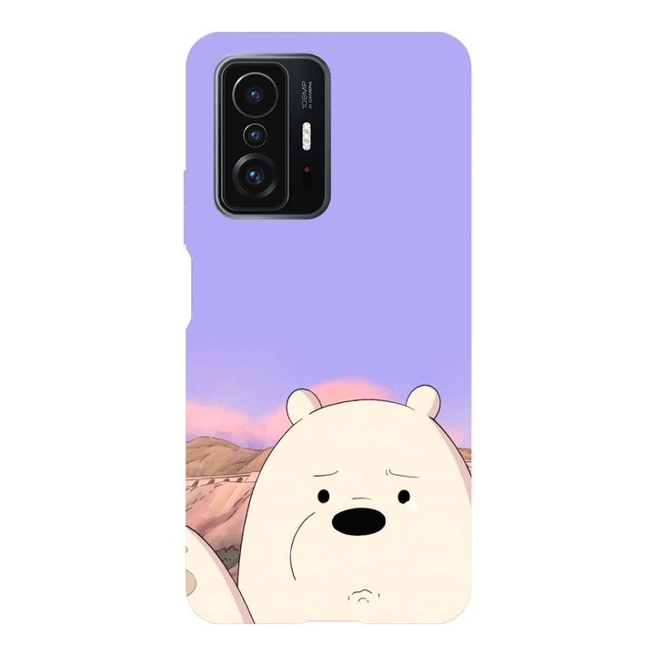 Калъф, съвместим с Xiaomi Redmi Note 11 Pro модел Ice panda We Bare Bears, Silicon, TPU, обратното