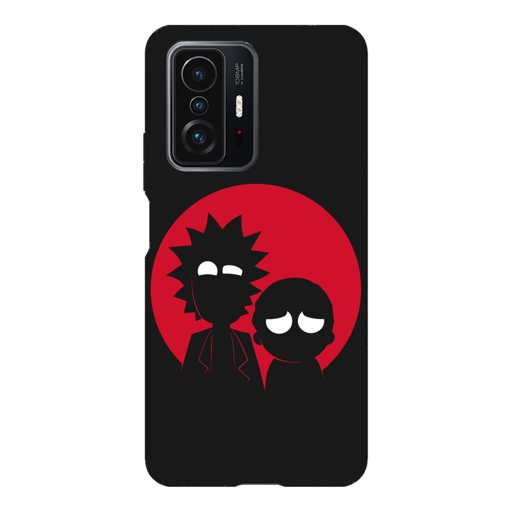 Капак, съвместим с Xiaomi Mi 11i модел Scared Morty, силикон, TPU, обратното