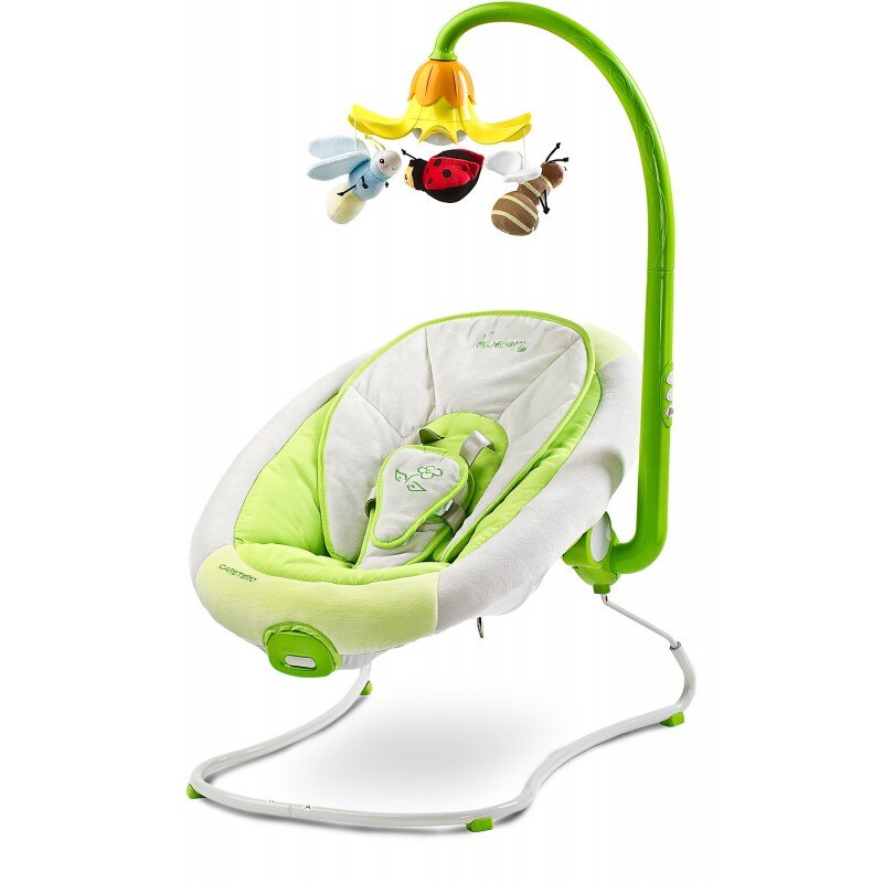 Sezlong cu vibratii Caretero Blossom Green
