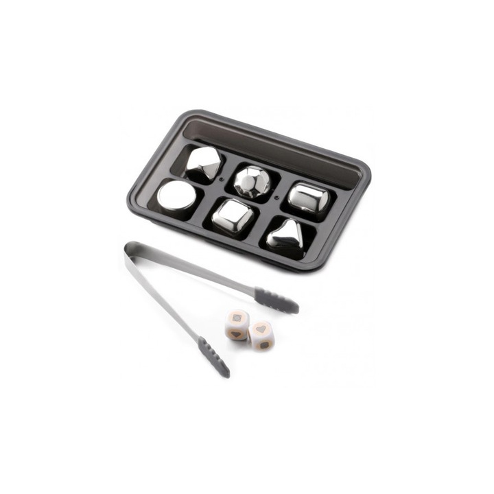 Xiaomi Circle Joy Stainless Steel Ice Cubes - Rozsdamentes Acél Jégkockák 6 Darab