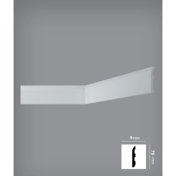Plinta decorativa polimeri BOVELACCI - 75 x 9 mm / 2 ml | NF75 Plinta decorativa polimeri BOVELACCI - 75 x 9 mm / 2 ml | NF75