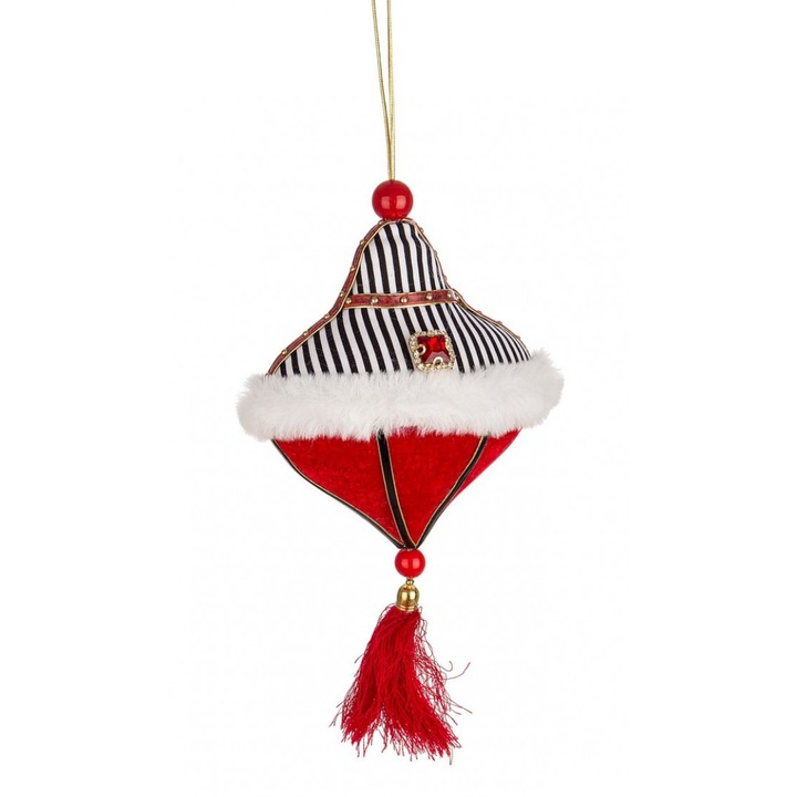 Комплект от 6 коледни украси за елха Colyn 13x8x24 см