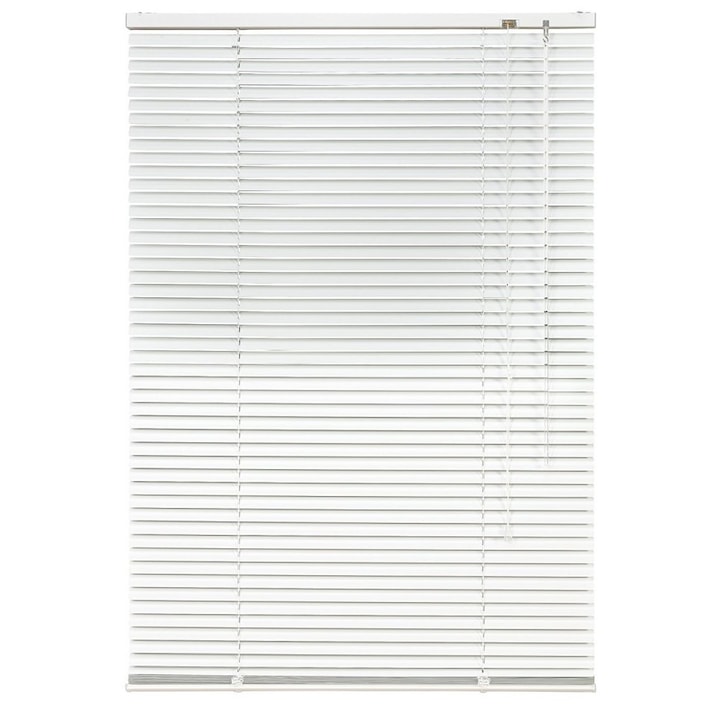 Jaluzea orizontala aluminiu confectionata L 60 cm x 110 cm alb/mat
