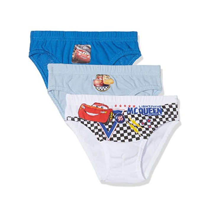 3 pár bugyi készlet Lightning McQueen ER3077 62944-el, Többszínű