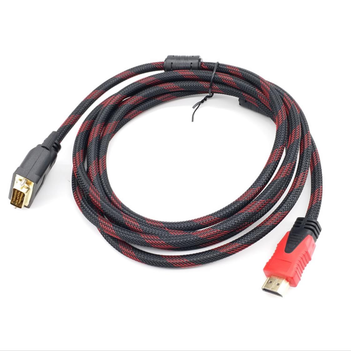 Cablu monitor, DVI/HDMI, 3m, Rosu - eMAG.ro