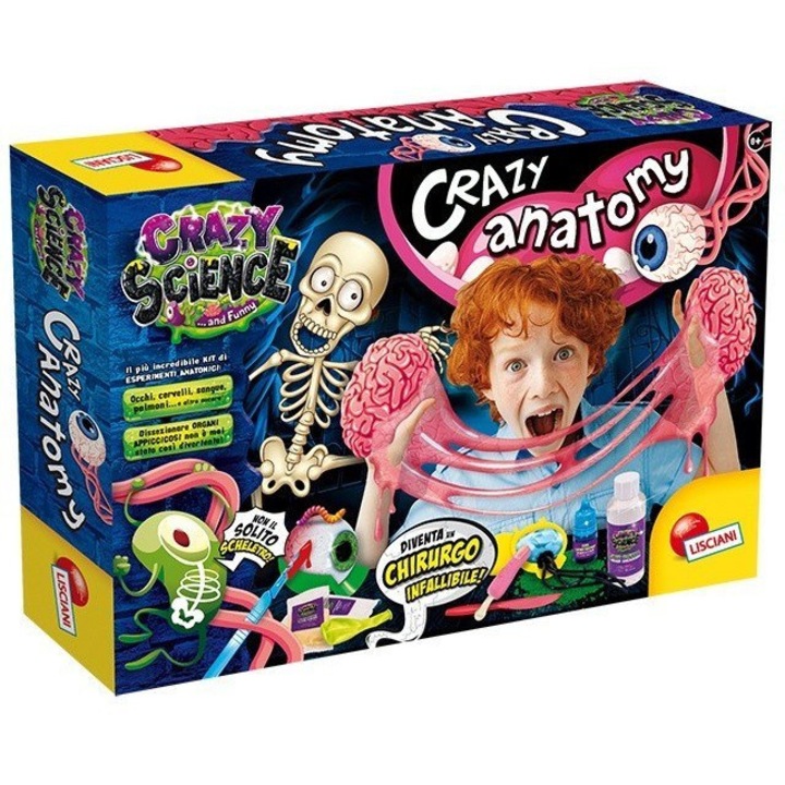 Science készlet Crazy Anatomy Scientific, Lisciani, Multicolor