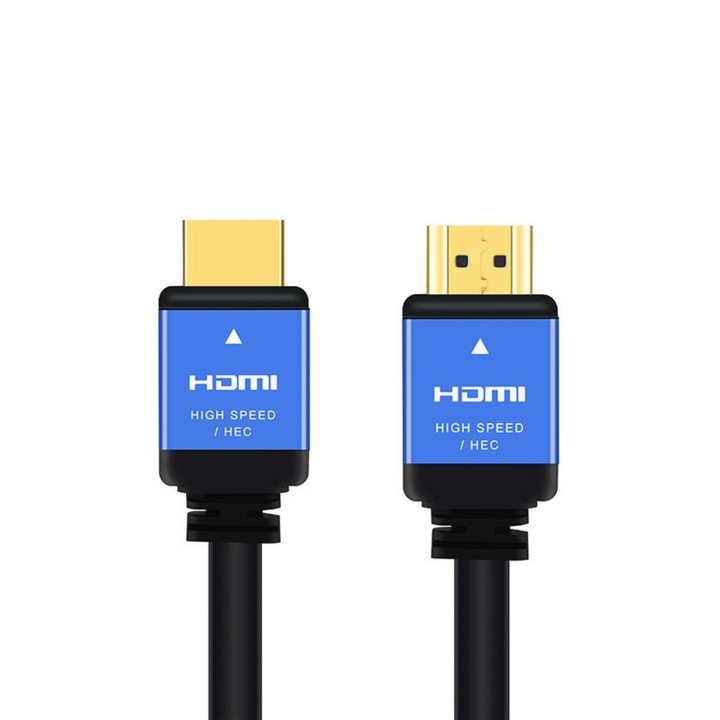 Кабел за монитор, YWD-FMM, HDMI мъжки/HDMI мъжки, 3 м, черен