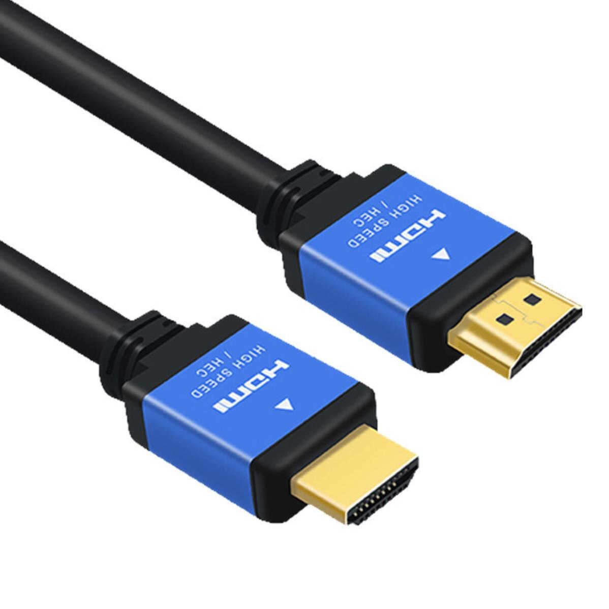 Cablu monitor, HDMI/HDMI, 4K, 3m, Albastru - eMAG.ro