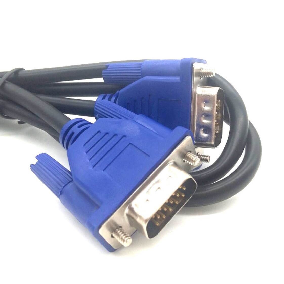 Кабел за монитор, VGA/VGA, 4K, 3m, Син - eMAG.bg