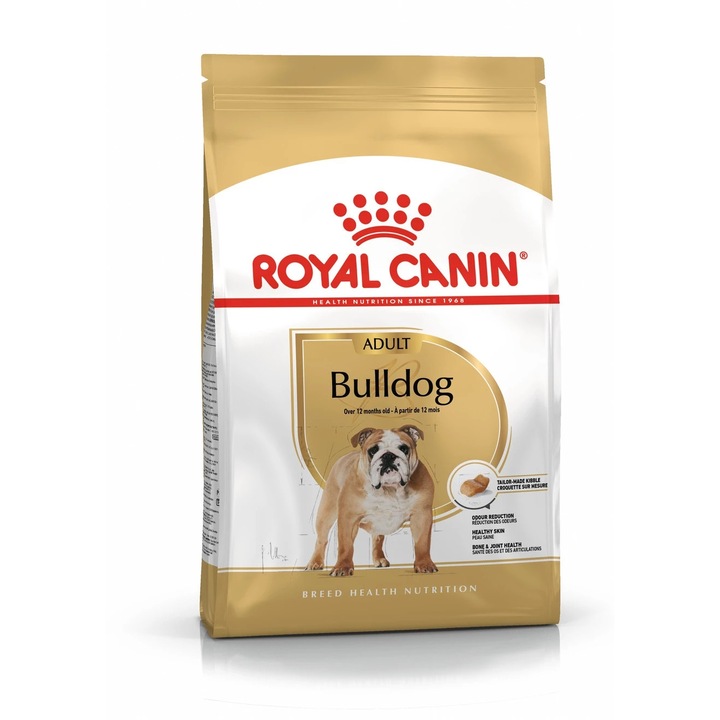 Суха храна за кучета Royal Canin, За възрастни кучета, Френски булдог, С вкус на пиле, 9 кг