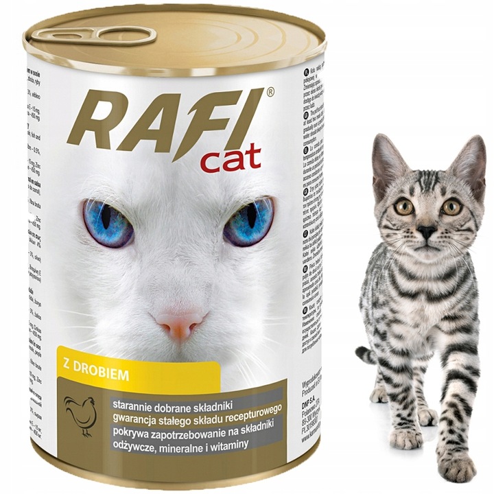 Hrana pentru pisici, Rafi, Pasare in sos, 415 g