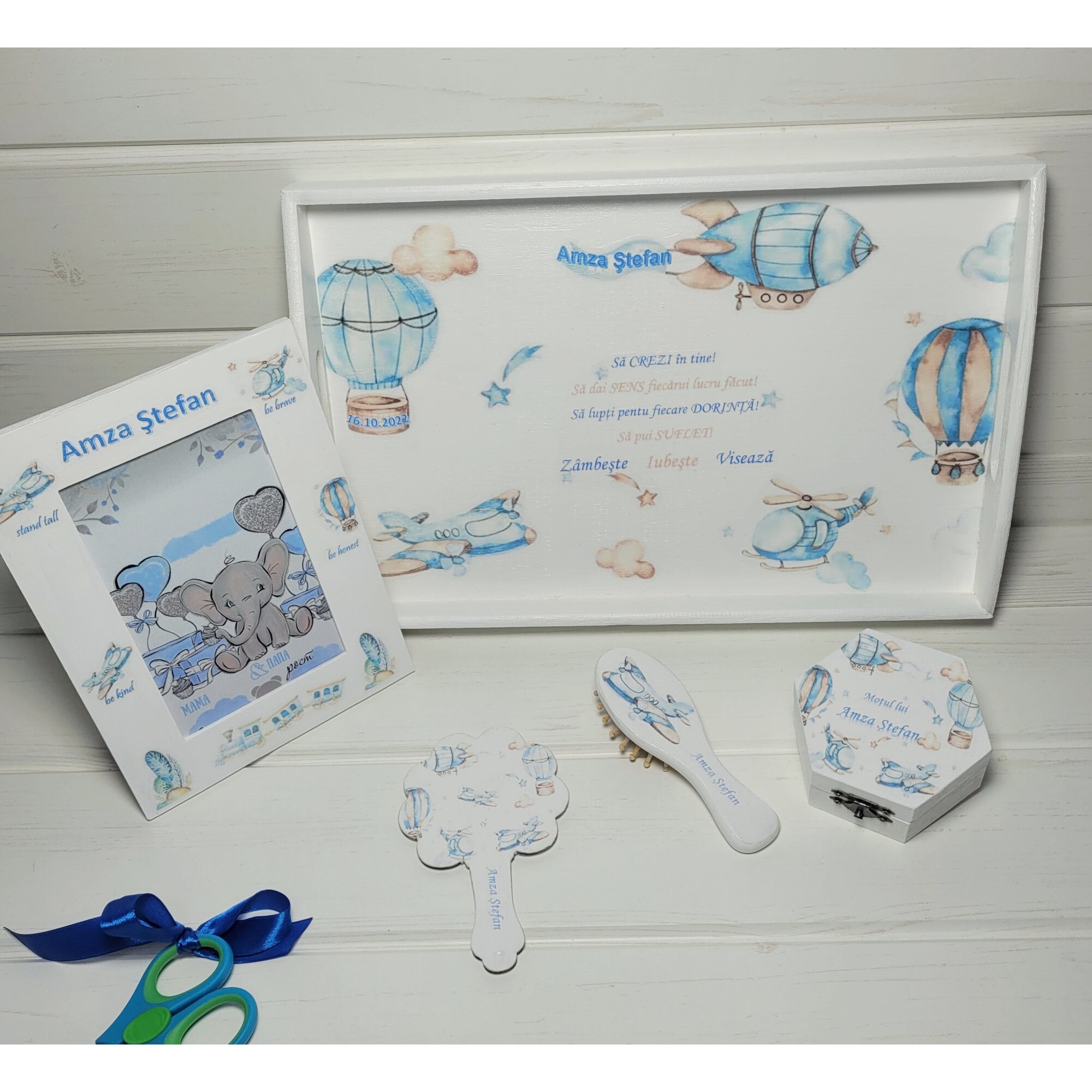 Set mot/ turta, tava mot, tematica Avion -In the sky, 8 piese ...