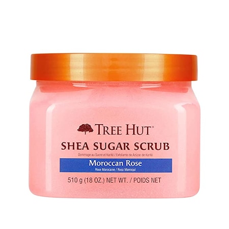 Scrub Trandafir Marocan ultra-hidratant si exfoliant pentru ingrijirea corporala, Tree Hut Shea Sugar Scrub, 510g