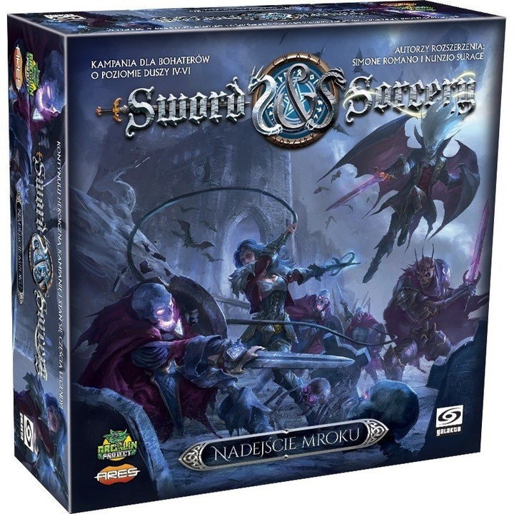 Разширение на играта Sword & Sorcery: The Advent of Darkness, 12+, 1-5 играча