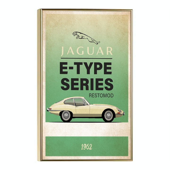 Tablou Poster Inramat, Series Poster, 42 x 30 cm, Rama Aurie