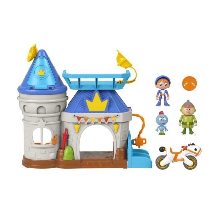 Комплект с фигурки Gus the Little Great Knight, Fisher Price, Multicolor