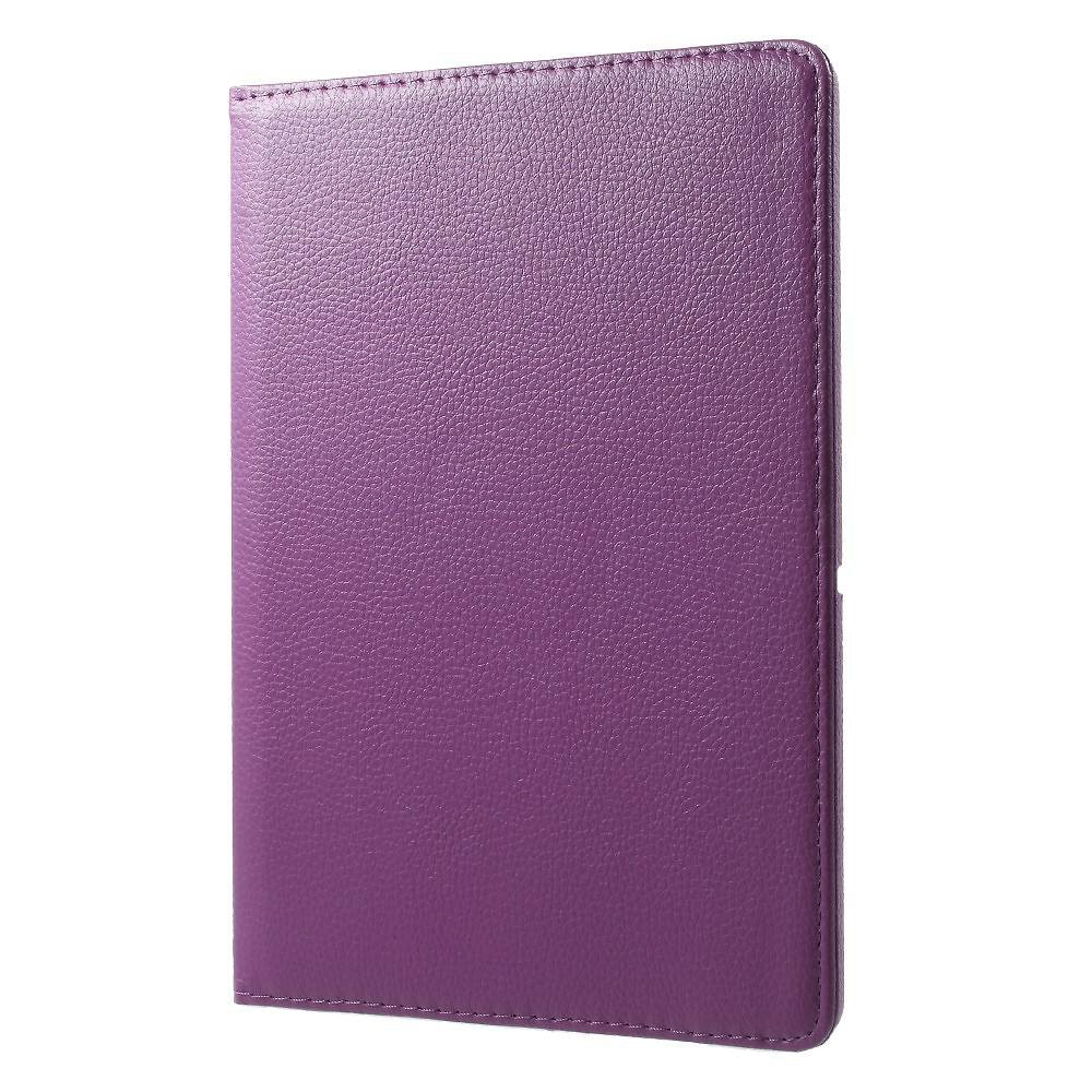 Husa Rotativa Tableta Universala 8 Inch, Stand Portret si Landscape, Inchidere Sigura, Prindere Elastica, Smart Design, Mov