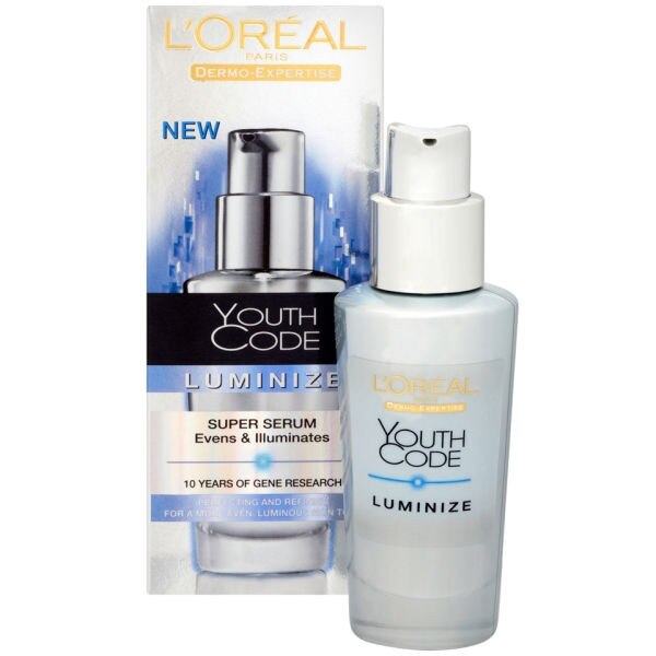 Ser Unificator si Iluminator L'oreal Youth Code Luminizer, ser Codul Tineretii - 30 ml
