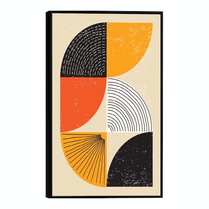 Tablou Poster Inramat, Minimal Poster Design, 50x 70 cm, Rama Neagra