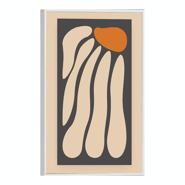 Tablou Poster Inramat, Minimal Poster With Shapes, 42 x 30 cm, Rama Alba