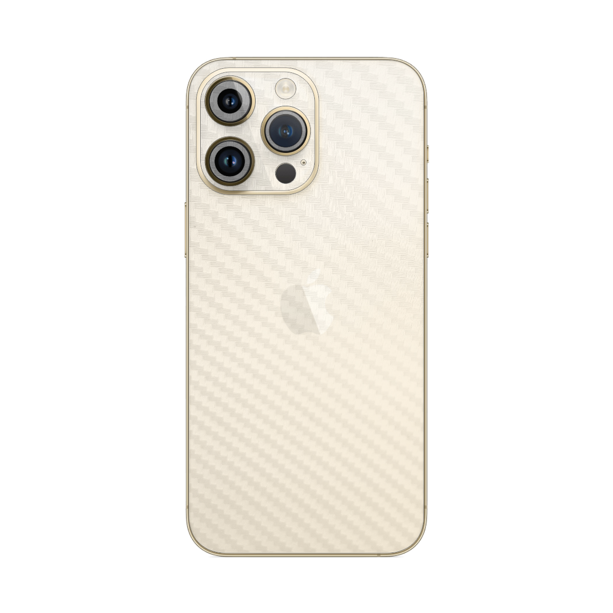 Folie iSkinz pentru Apple iPhone 14 Pro - Carbon Transparent 360 Cut, Skin Adeziv Full Body Cover, Protectie Carcasa Spate si Laterale