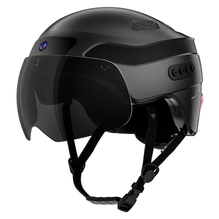 Casca de bicicleta JARONOON, HA03D, Ultra-usor, Bluetooth, Inregistrator de conducere, Functie de lumina spate cu LED, Marime 58-61 cm, Negru