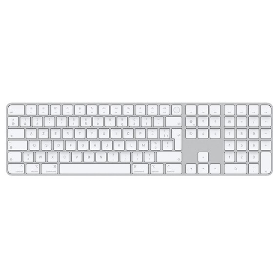 Tastatura Apple Magic, Touch ID, Numeric Keypad, Layout Franceza, Silver