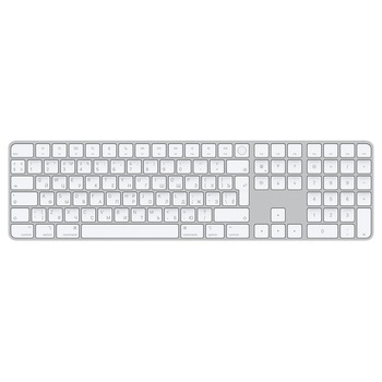 Tastatura Apple Magic, Touch ID, Numeric Keypad, Layout Rusa, Silver Tastatura Apple Magic, Touch ID, Numeric Keypad, Layout Rusa, Silver