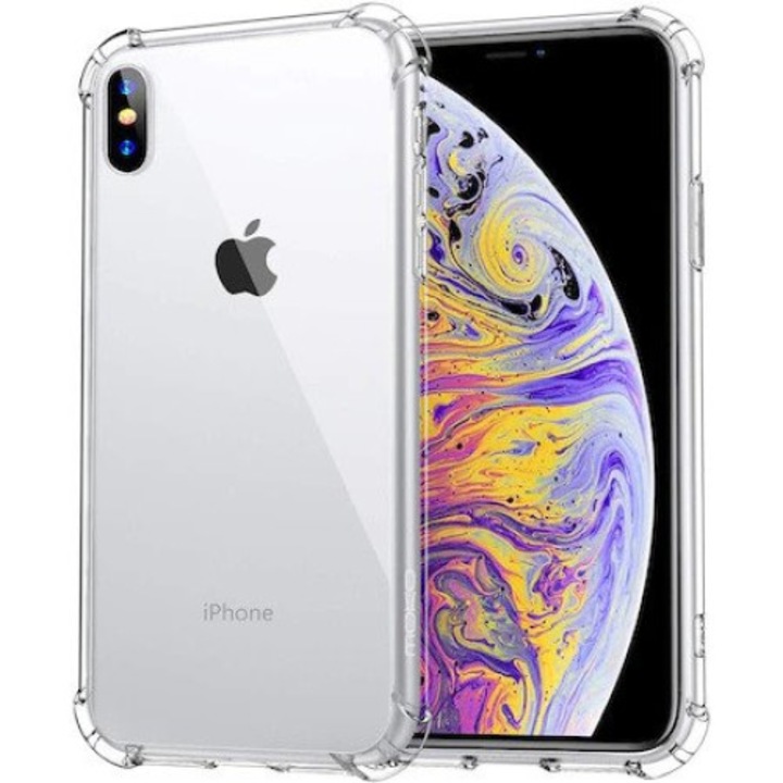 Apple iPhone X / XS / 10 Transparent Antishock TPU tok, Paramount