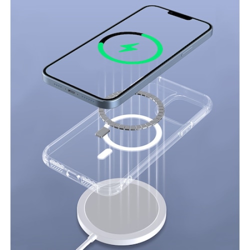 Husa telefon Compatibila cu Apple iPhone 14 Pro, MagSafe, Transparent