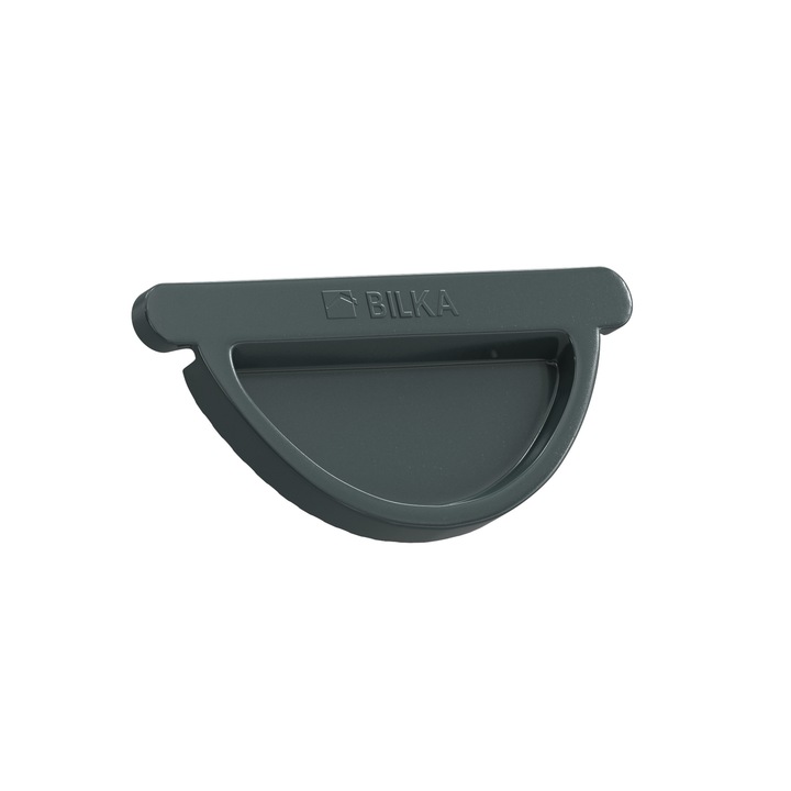 Capac jgheab Q125, dublu-vopsit, grosime 0.60 mm, ral 7011