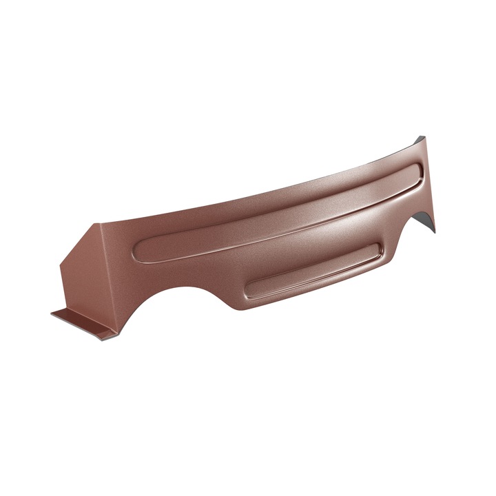 Opritor de zapada omega, mat, grosime 0.60 mm, ral 8017