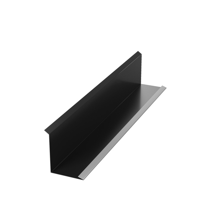 Fixarea placilor pe zid, lucios, grosime 0.50 mm, ral 9005