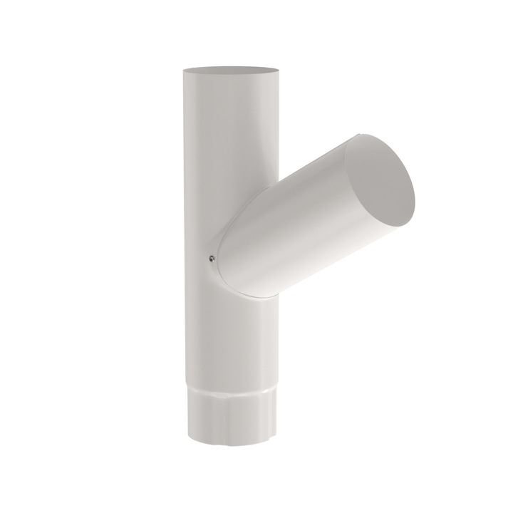 Ramificatie burlan Q100, dublu-vopsit, grosime 0.60 mm, ral 9010