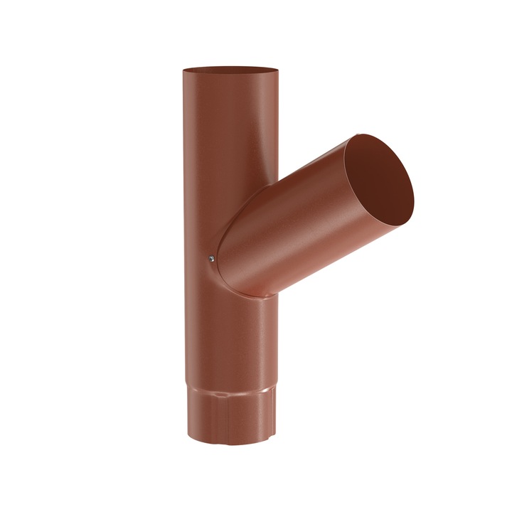 Ramificatie burlan Q100, dublu-vopsit, grosime 0.60 mm, ral 8004