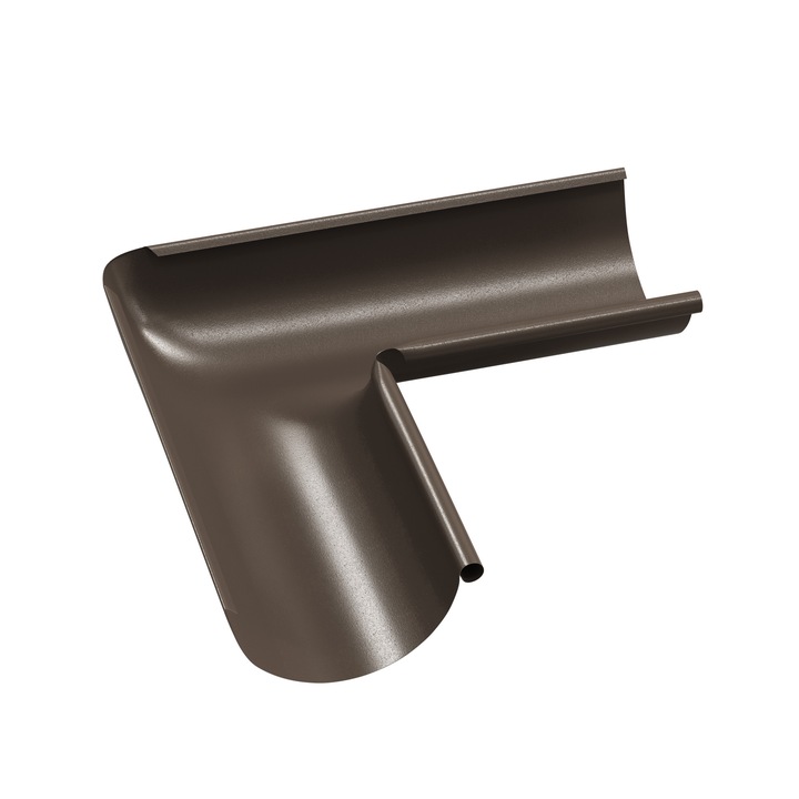 Coltar exterior de 90 grade Q150, dublu-vopsit mat, grosime 0.60 mm, ral 8019