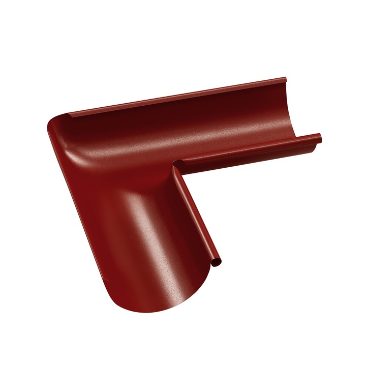 Coltar exterior de 90 grade Q125, dublu-vopsit, grosime 0.60 mm, ral 3009