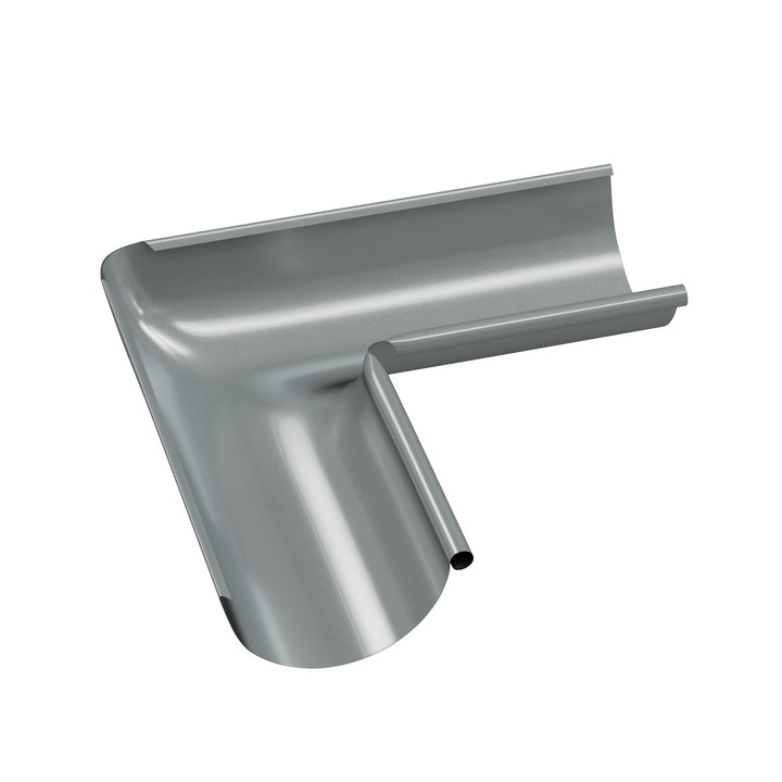 Coltar exterior de 90 grade Q150, dublu-vopsit, grosime 0.60 mm, ral 9006