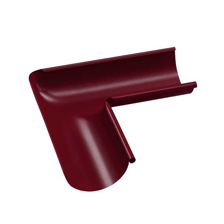 Coltar exterior de 90 grade Q125, dublu-vopsit, grosime 0.60 mm, ral 3005