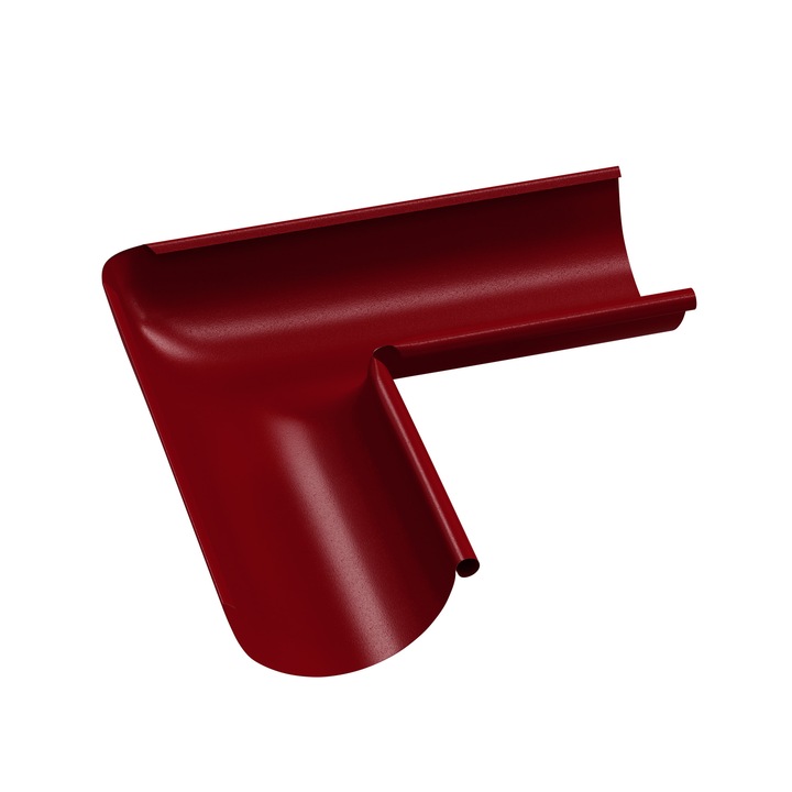 Coltar exterior de 90 grade Q125, dublu-vopsit, grosime 0.60 mm, ral 3011