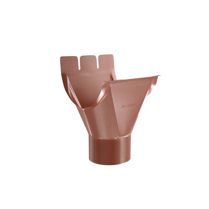 Racord jgheab - burlan Q125/90, dublu-vopsit, grosime 0.60 mm, ral 8004