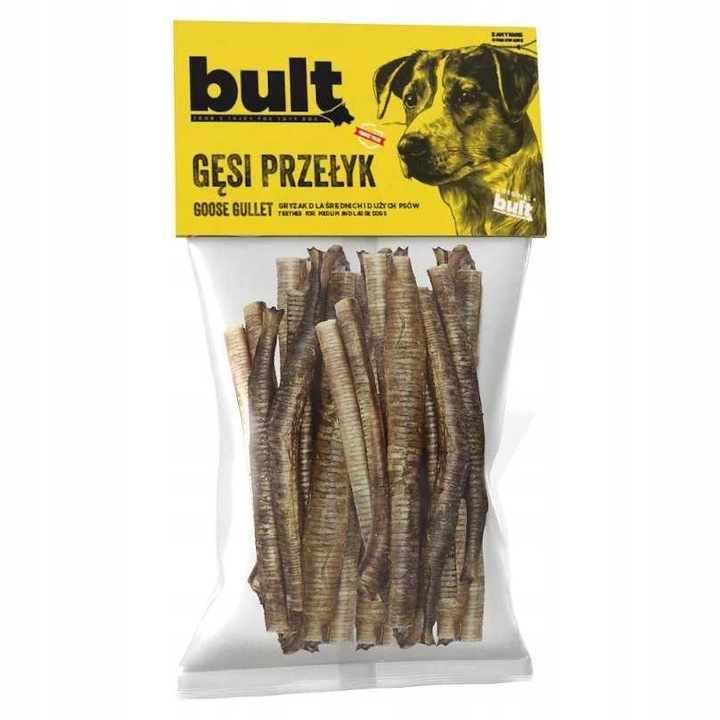 Recompense pentru caini Bulti, Esofag de gasca, 35g